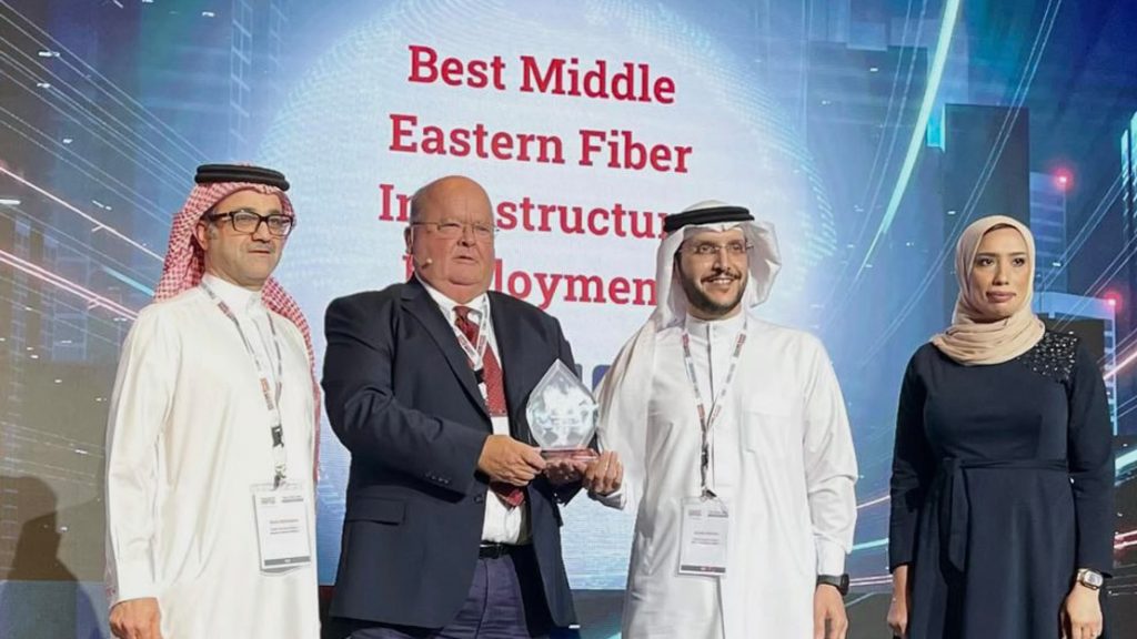 BNET wins the Best Fiber Infrastructure Development Award in the Middle East image